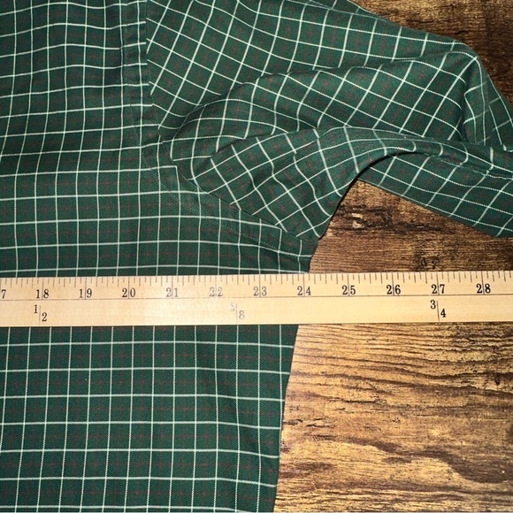 Ralph Lauren Classic Fit Size Large Windowpane Plaid Brown Pony Western Cowboy - Picture 7 of 14